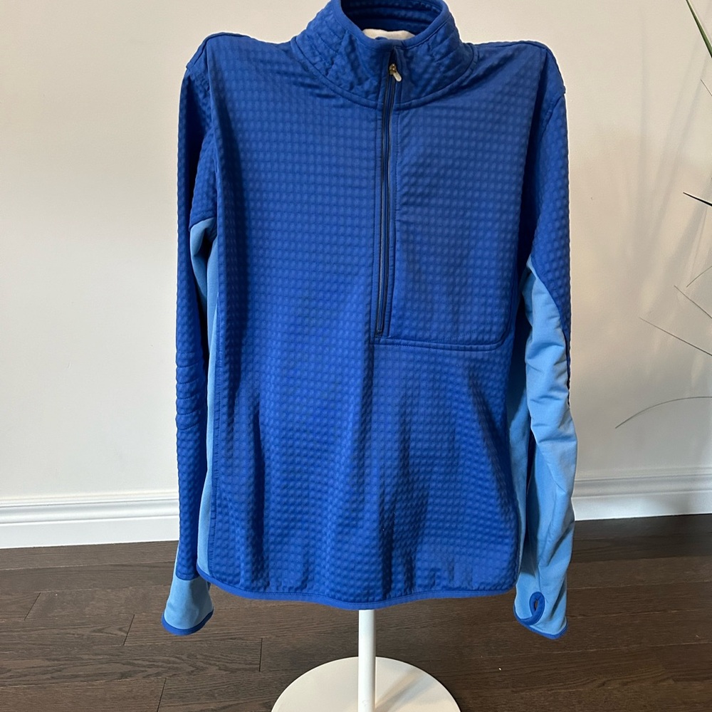 Nike women’s Blue Quarter-Zip Pullover NIKE SPHERE THERMAL